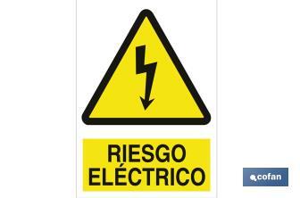 Risco de choque elétrico. O desenho do sinal pode variar, mas em nenhum caso o seu significado será alterado. - Cofan