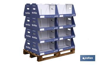 Carton box with separating plate - Cofan