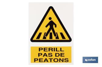 Perill pas peatons - Cofan