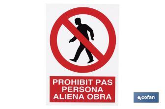 Prohibit pas persona aliena - Cofan