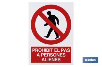 Prohibit pas persones alienes - Cofan