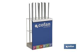 THREADED ROD DISPLAY STAND - Cofan