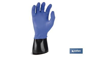 Présentoir de gants | Présentoir à main droite avec base magnétique | Fabriqué en polypropylène de couleur noire - Cofan