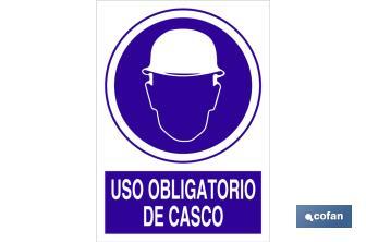 Uso obrigatório de capacete - Cofan