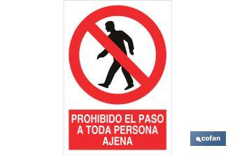 Prohibido el paso a toda persona ajena - Cofan