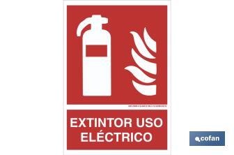 Extintor uso eléctrico - Cofan