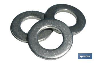 St. steel plain washers A-4 - Cofan