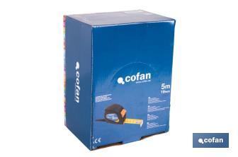 Expositor para flexómetros antideslizantes de Cofan | Incluyen los flexómetros | Varias medidas y capacidades - Cofan