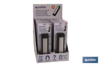 Expositor 12 uds Lámpara 72 Led - Cofan