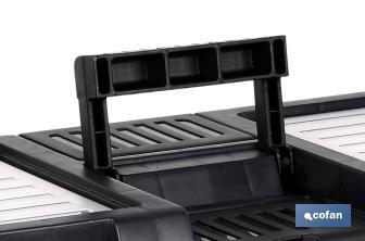 Caja de herramientas de plástico 20" | Modelo semi profesional | Con sistema modular - Cofan