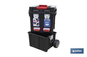 Caja Herramientas "Compact" con ruedas - Cofan