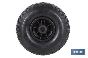 Warehouse wheelbarrow pneumatic tyre, with ribs - Cofan