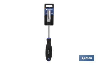 Destornillador de vaso hexagonal | Modelo Comfort plus | Medida de huella desde SW 5 mm hasta SW 14 mm - Cofan