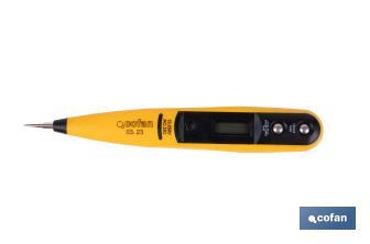 Digital voltage tester | 0-220 AC/DC | Size: 140mm - Cofan