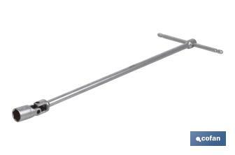 T-handle socket wrench | Opening: 20mm | Length: 500m - Cofan