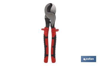 Tenazas cortacables de aluminio y cobre | Para grosores desde 3 hasta 22 mm | Longitud 220 mm - Cofan