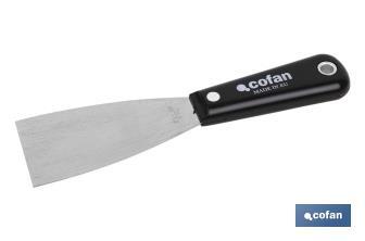 Spatule | Fabriquée en Acier Inoxydable | Avec Manche ABS | Plusieurs dimensions disponibles - Cofan