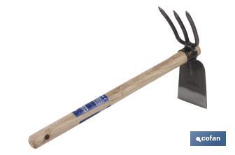 Zacho recto con puntas | Para usar en jardinería o agricultura | Medidas del zacho de 80 x 230 mm - Cofan