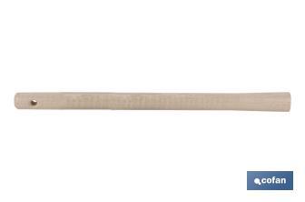 Wooden handle for double headed hoe | Lightweight and comfortable handle | Handle length: 390 - Cofan