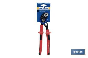 Water pump pliers | Insulated pliers for better safety | Length: 10" - Cofan