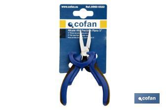 Mini flat nose pliers 5" - Cofan