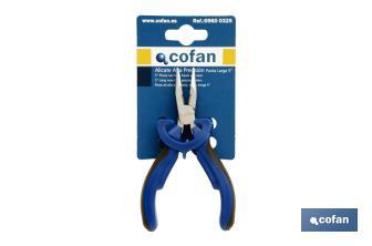 Mini combination pliers | Chrome-vanadium steel | Length: 5" - Cofan