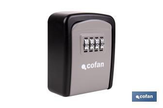 Caja de seguridad para llaves | Combinación de 4 dígitos modificable - Cofan