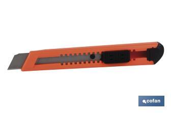 Standard utility knife | ABS | Blade size: 18mm - Cofan