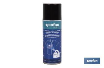 Stain remover spray for fabrics 200ml | Solvent-based spray | Absorbs and dissolves - Cofan