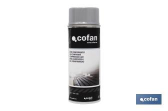 Aire Comprimido en Espray | Envase 400 ml | Limpieza en seco - Cofan