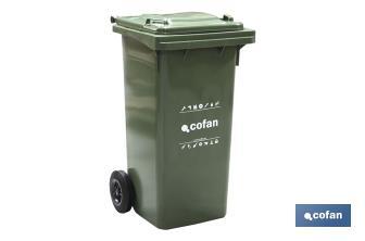 Rubbish Bins | 120-Litre Capacity | Easy transportation - Cofan