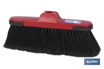 Broom | Yemina Model | With two rubber protections in both size | Size: 27.5 x 5.3 x 11cm - Cofan