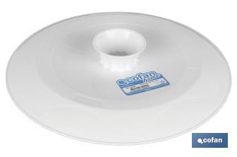 Vuelcatortillas con agarrador | Fabricado en polipropileno con certificado alimentario | Medida: 29 x 29 x 5 cm. - Cofan
