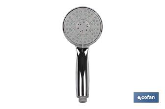 Handheld Shower Head | Chrome plating | 3 Spray Modes | Size: 22 x 10cm - Cofan