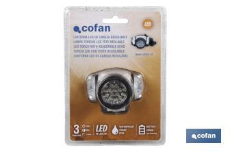 19 LED Kopflampe - Cofan