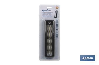 RECTANGULAR 72 LED LAMP MAGNET/HOOK - Cofan