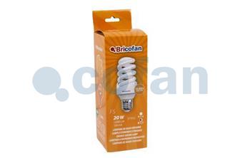 Lámpara Bajo consumo Espiral 20W/E27 - Cofan