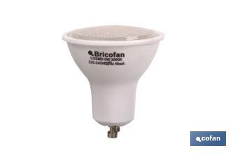  Lámpara "LED" Dicróica Plastic GU10 - Cofan