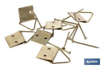 Wall frame hangers - metal - Cofan