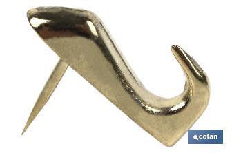 Brass wall frame hangers - hammer - Cofan