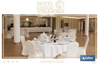 Comida o cena en Hotel Chateâu Viñasoro - Cofan