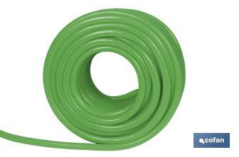 Manguera flexolátex | Color verde translúcido | Dimensiones 19mm (3/4") 50m - Cofan