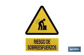 Overexertion danger - Cofan