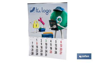 Calendarios de pared en Español de 43,5 x 59,5 cm - Cofan