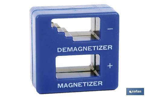 Magnetizador, Apto para destornilladores y puntas, Función imantador
