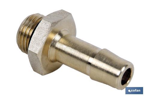 Claber 91345 Racor – Verbindungsstück Für Gartenbewässerung, 1/2' Auf 1/4' Schlauch