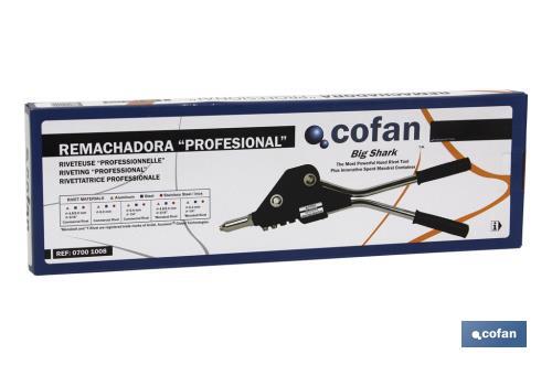Cofan Kit Rivettatrice Manuale Standard Con Rivetti Inclusi (2,4-5,0 Mm): Attrezzo Universale Per Auto E Fai Da Te - 3