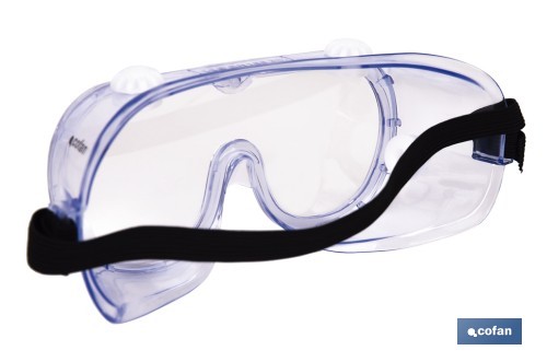 Gafas De Seguridad Panorámicas Antivaho - Protección Contra Salpicaduras, Polvo Y Gases, Ajuste Elástico, Para Trabajo Y Bricolaje