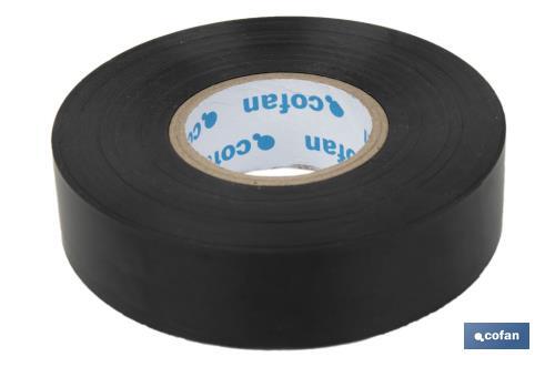 Nastro Isolante Elettrico Nero - 2 Rotoli Da 20m X 18mm, Per Cavi, Riparazioni, Isolamento - Alta Adesione