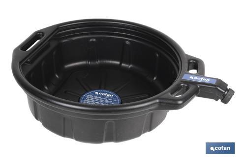 Récupérateur D'huile 16L - Pour Vidange Et Liquides - Base Large Stable
